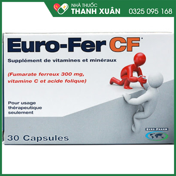 Euro Fer-CF thuốc bổ máu, bổ sung sắt